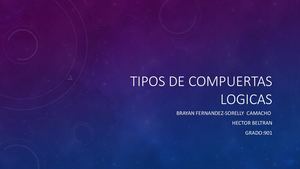 Tipos De Compuertas Logicas