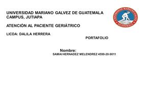 Abordaje Terapeutico Adulto Mayor