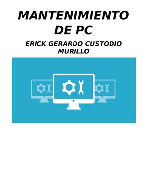 Mantenimiento De Pc