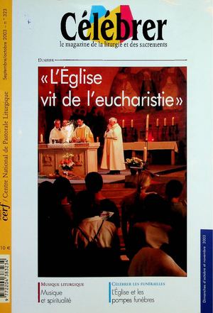 Célébrer 323 - Septembre 2003