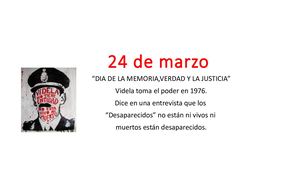 24 De Marzo