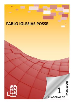 Cuaderno De Formación 1 Pablo Iglesias Posse Pub