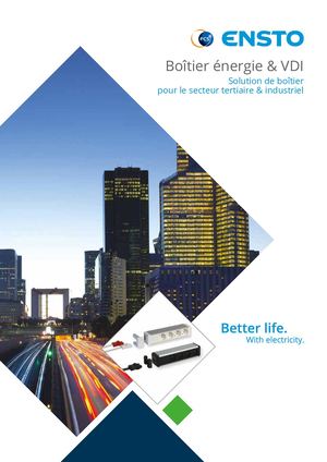 ENSTO - Catalogue Boitier VDI