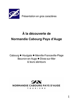 Guide NCPA en gros caractères