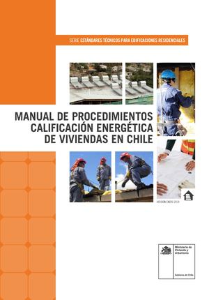MANUAL DE PROCEDIMIENTOS CALIFICACIÓN ENERGÉTICA DE VIVIENDAS EN CHILE