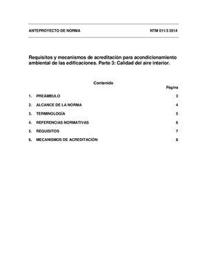 Norma Acondicionamiento Termico
