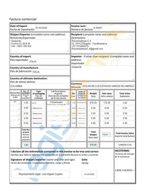 Factura Comercial