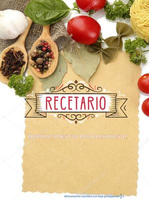 Recetario Con Bajo Presupuesto