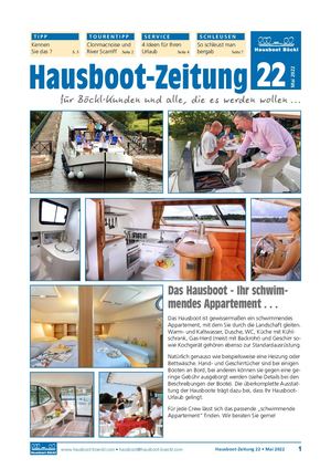 Hausbooturlaub Hausboot Boeckl Zeitung 22 2022
