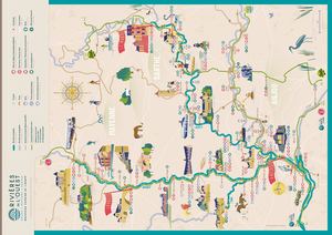 Carte touristique des Rivières de l'Ouest