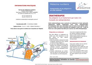 IRATHERAPIE_V3_08-2019_Se préparer à un traitement par Iode 131 Conseils de radioprotection