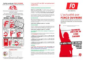 L'actualité de l'Hôtel-Dieu Le Creusot par FO Mai n°6