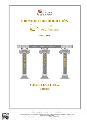 Proyecto Dirección y Anexos ALFREDO G D