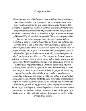 El Viaje De Isabela