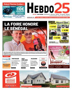 Hebdo Pontarlier 2022 Semaine 20