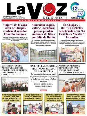 La Voz del Sureste 12 05 2022