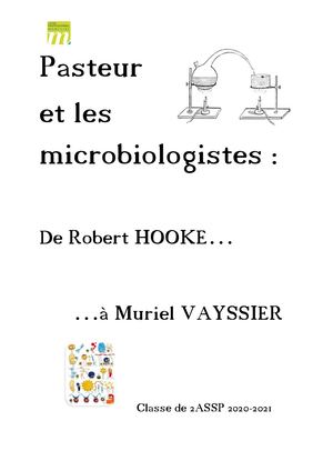 Pasteur Et Les Microbiologistes