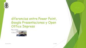 Diferencias Entre Power Point, Google Slides Y Impress [Autoguardado] [Autoguardado]