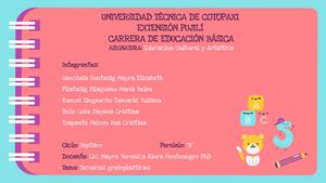 Técnicas Grafoplásticas Grupo 1