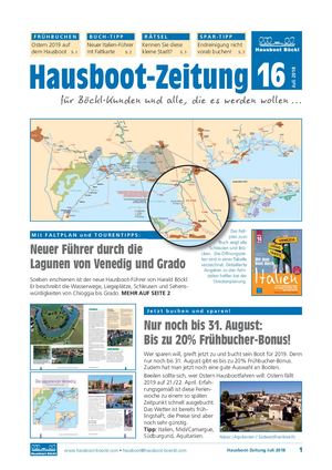 Böckls Hausboot-Zeitung Nr. 16
