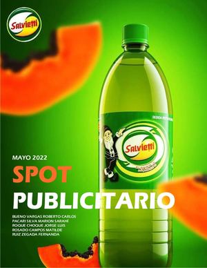 Carpeta De Producción "Spot Publicitario"