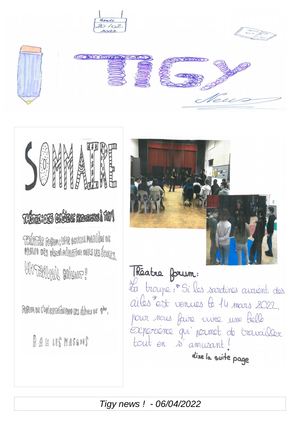 Tigy News - la Mag des 4B