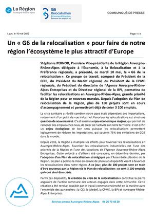 CP 05 10 G6 De La Relocalisation .