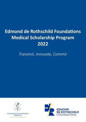 Brochure Edr Foundation Medical Scholarship Program 2022