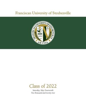 Graduation Program Class Of 2022