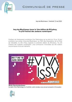 Communiqué De Presse Viva Issy