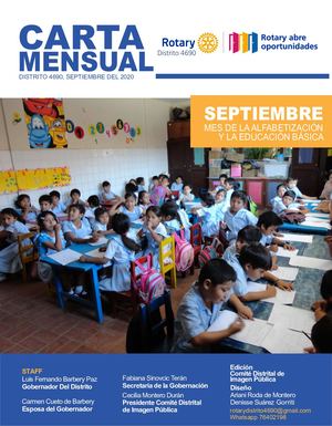 Revista Rotaria Septiembre 2020 Distrito 4690