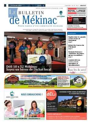 Bulletin Mékinac 2022 Mai