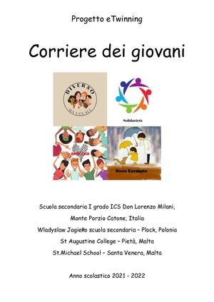 Corriere Dei Giovani E Book Collaborativo E Twinning Project