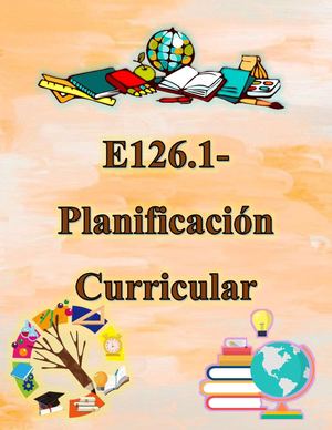 Portafolio Digital E126 1 Planificación Curricular