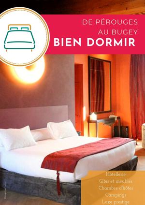 Guide des hébergements :  "Où dormir" de Pérouges au Bugey