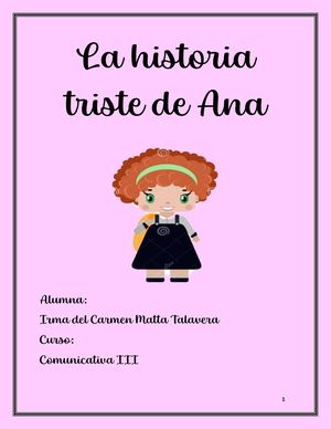 Historia Triste De Anita