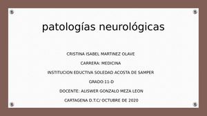 patologias neurologicas