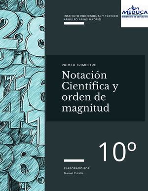 Notación Cientifíca Y Orden De Magnitud