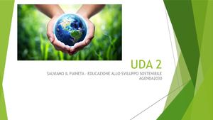 Uda 2 Educazione Allo Sviluppo Sostenibile