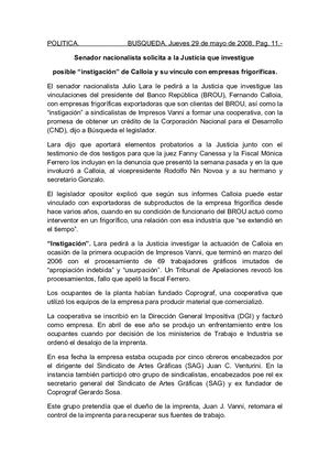 Busqueda Denuncia Julio Lara 29mayo2008