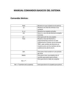 Manual Comandos Basicos Del Sistema
