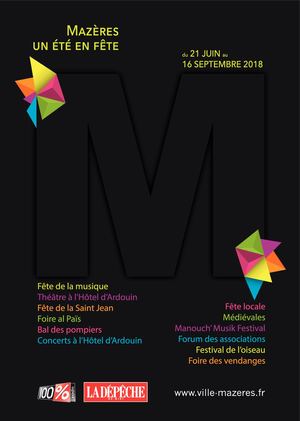 Plaquette 2018 « Mazères, un été en fête »