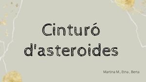 Cinturó D'asteroides