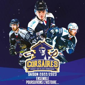 Plaquette Sponsoring Les Corsaires de Dunkerque saison 22 23