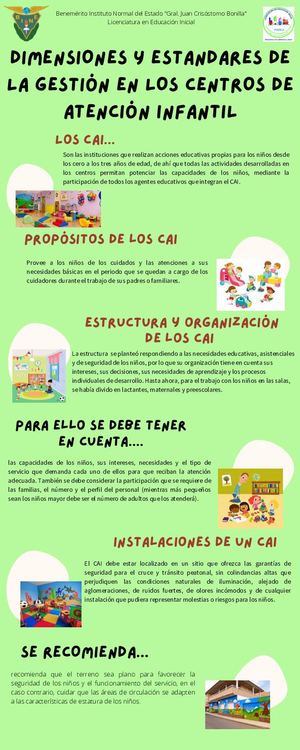 Dimensiones Y Estandares De La Gestión En Los Centros De Atención Infantil