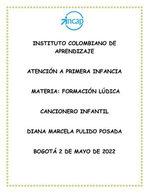 Cancionero Diana Pulido