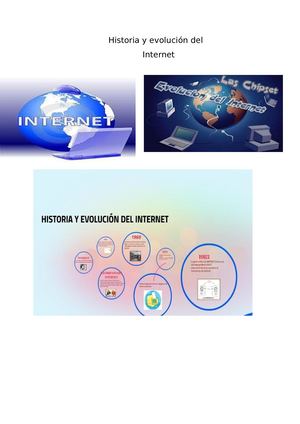 HISTORIA Y EVOLUCIÓN DEL INTERNET