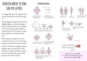 Origami Della Pace