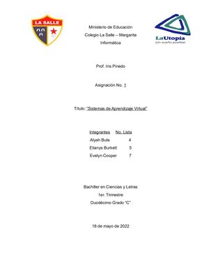Sistema De Aprendizaje Virtual