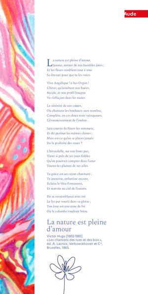La nature est pleine d'amour, Victor Hugo